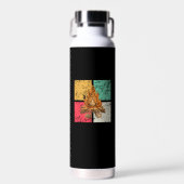 Campfire Retro Waterfles (Voorkant)