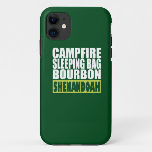 Campfire Sleeping Bag Bourbon Shenandoah Case-Mate iPhone Case