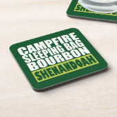 Campfire Sleeping Bag Bourbon Shenandoah Drankjes Onderzetter (Linkerzijde)