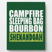 Campfire Sleeping Bag Bourbon Shenandoah Fotoplaat (Voorkant)