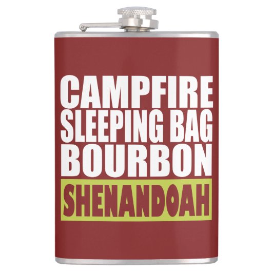 Campfire Sleeping Bag Bourbon Shenandoah Heupfles (Voorkant)
