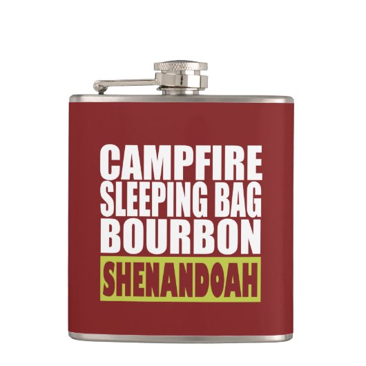 Campfire Sleeping Bag Bourbon Shenandoah Heupfles (Voorkant)
