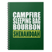 Campfire Sleeping Bag Bourbon Shenandoah Notitieboek (Voorkant)