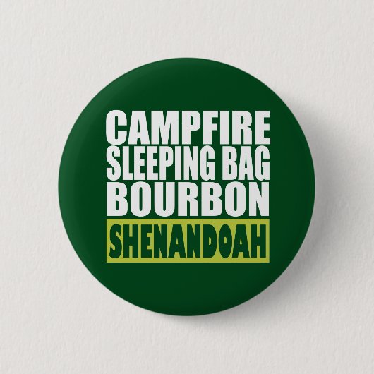 Campfire Sleeping Bag Bourbon Shenandoah Ronde Button 5,7 Cm (Voorkant)