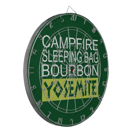 Campfire Sleeping Bag Bourbon Yosemite Dartbord (Voorkant Links)