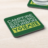 Campfire Sleeping Bag Bourbon Yosemite Drankjes Onderzetter (Linkerzijde)