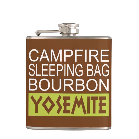 Campfire Sleeping Bag Bourbon Yosemite Heupfles (Voorkant)