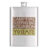 Campfire Sleeping Bag Bourbon Yosemite Heupfles (Voorkant)