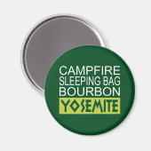 Campfire Sleeping Bag Bourbon Yosemite Magneet (Voorkant / Achterkant)