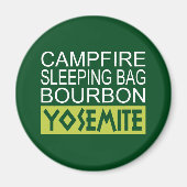 Campfire Sleeping Bag Bourbon Yosemite Magneet (Voorkant)