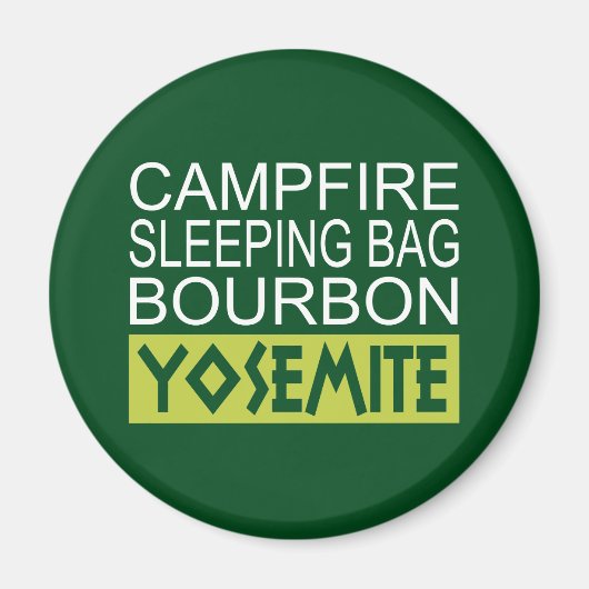 Campfire Sleeping Bag Bourbon Yosemite Magneet (Voorkant)