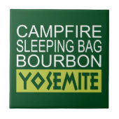 Campfire Sleeping Bag Bourbon Yosemite Tegeltje (Voorkant)