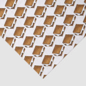 Campfire Smore S'mores Marshmallows Tissue Paper Tissuepapier (Detail)
