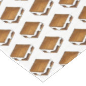 Campfire S'mores Chocolate Marshmallow Smore Tafelkleed (Gekanteld)