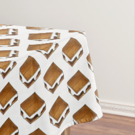 Campfire S'mores Chocolate Marshmallow Smore Tafelkleed