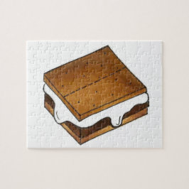 Campfire Smores Marshmallow Camp Smore Puzzle Legpuzzel
