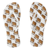 Campfire Smores Marshmallow Camp Smore Teenslipper Teenslippers (Voetbed)