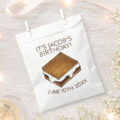 Campfire S'mores Marshmallow Smores Birthday Party Bedankzakje (Geknipt)