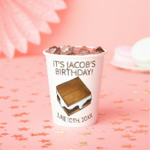 Campfire S'mores Marshmallow Smores Birthday Party