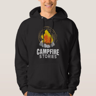 Campfire Stories Fun Campground Firewallverhaal Hoodie