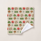Campfire Tent Compass Slaap Bag Summer Camp Bad Handdoek (Wasdoekje)