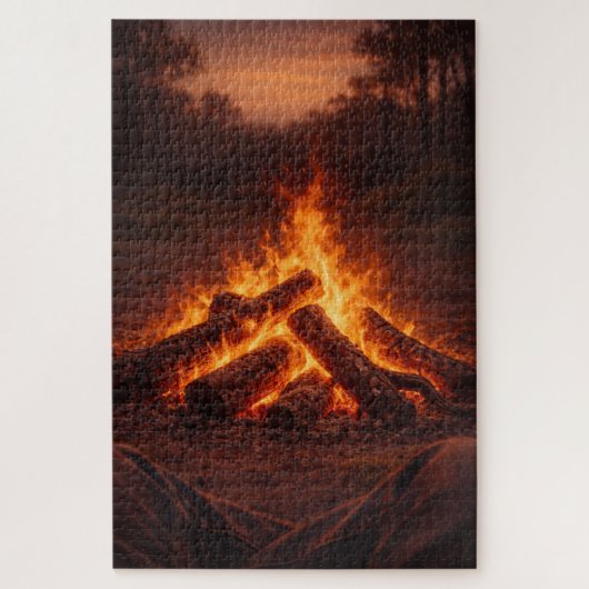 Campfire Thoughts | Fireside Art | Puzzle Legpuzzel (Verticaal)