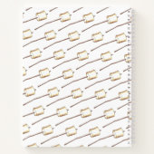 Campfire Toasted Marshmallow Fire Notitieboek (Achterkant)