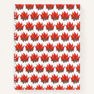 Campfire Toasted Marshmallow Fire Notitieboek