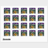 Campfire Winter Bosdieren Stickers (Vel)