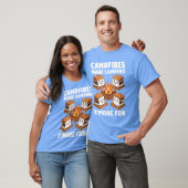 Campfires Make Camping Smore Fun Nature Camp Fire  T-shirt (Unisex)