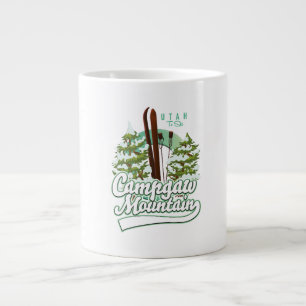 Campgaw Mountain Utah Ski logo Grote Koffiekop