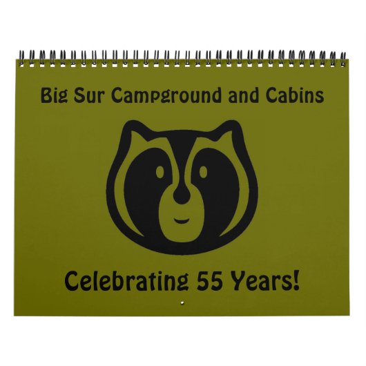 Campground and Cabins van Big Sur Kalender (Hoes)