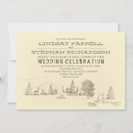 Campground Illustration Camping Uitnodiging voor e