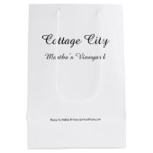 Campground Motif by Babbie - Martha's Vineyard Medium Cadeauzakje (Achterkant)