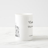 Campground Motif by Babbie - Martha's Vineyard Porselein Kop (Voorkant)