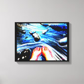 Campground no.1, Red Mountain Canvas Afdruk (Voorkant)