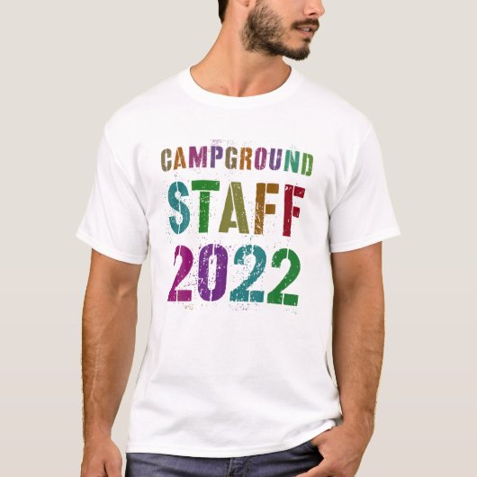  CAMPGROUND PERSONFF 2022 Summer Counselor Tea T-shirt (Voorkant)
