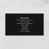 Campground & RV Park Rustic Outdoor Lodging Visitekaartje (Achterkant)