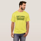 CAMPGROUND SQUAD Camo Summer Counselor T-shirt (Voorkant volledig)