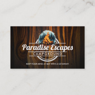  Campground visitekaartjes