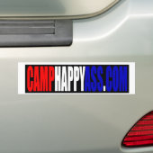 CAMPHAPPYASS.COM-Bumpersticker Bumpersticker (Op auto)