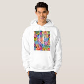 Campinas Brazilië Stadkaart Hoodie (Voorkant volledig)