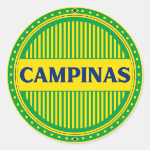 Campinas City Pride – Braziliaanse identiteit Ronde Sticker