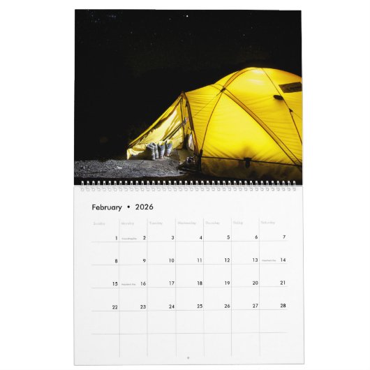 Camping 2024 Reizen Kalender (Feb 2026)