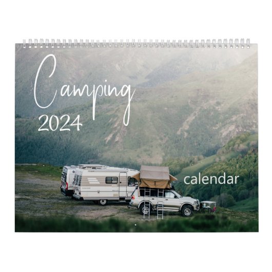 Camping 2024 Reizen Kalender (Hoes)