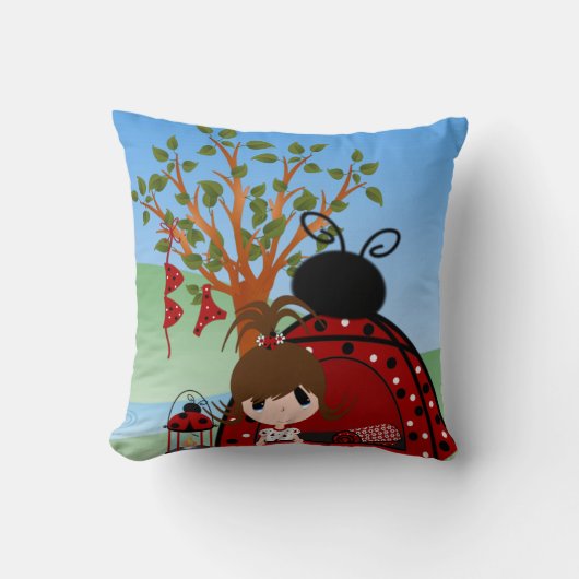 Camping 2 Pillow Kussen (Voorkant)