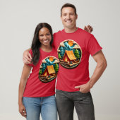 CAMPING 4 retro T-shirt (Unisex)