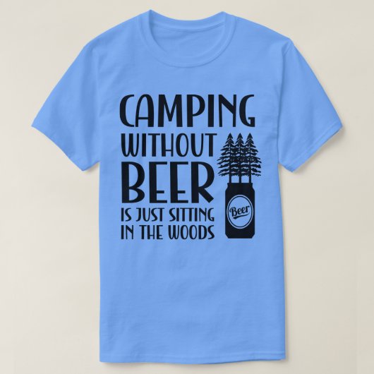 Camping 8 t-shirt (Design voorkant)