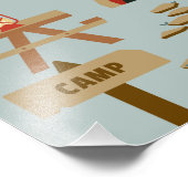 Camping Adventure-afdrukken Foto Afdruk (Hoek)