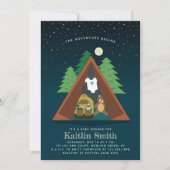 Camping Adventure Baby shower Invitation (Voorkant)